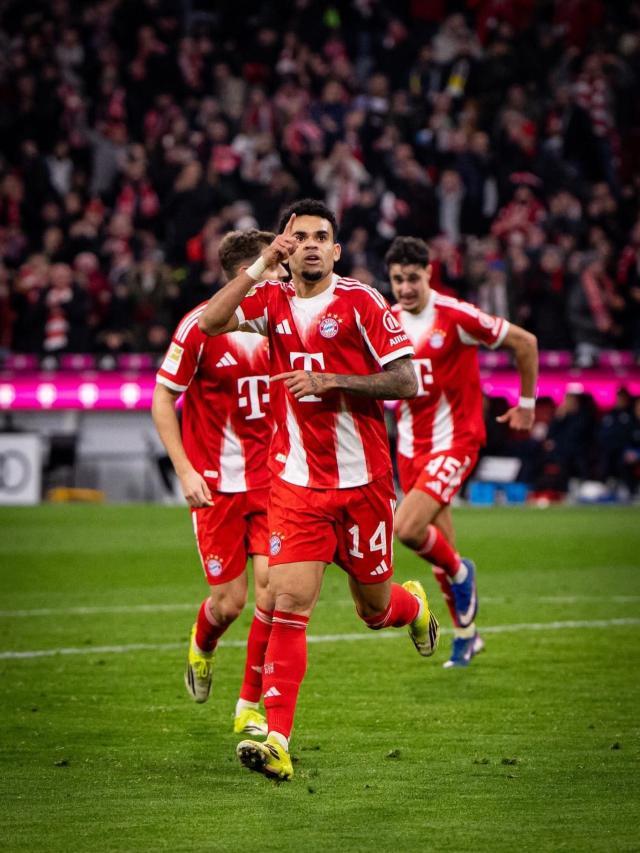 开运体育入口-【德甲】迪亚斯进3球造2点，拜仁5比1大胜十人霍村